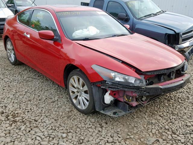 1HGCS2B82AA006885 - 2010 HONDA ACCORD EXL RED photo 1