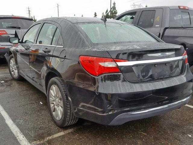 1C3CCBAB1CN138559 - 2012 CHRYSLER 200 LX BLACK photo 3