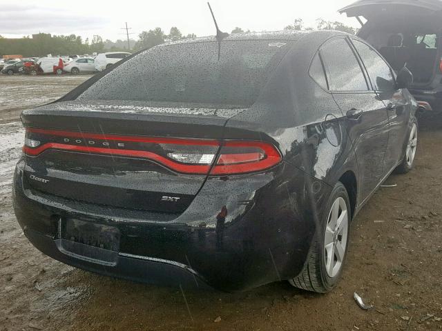 1C3CDFBBXGD689782 - 2016 DODGE DART SXT BLACK photo 4