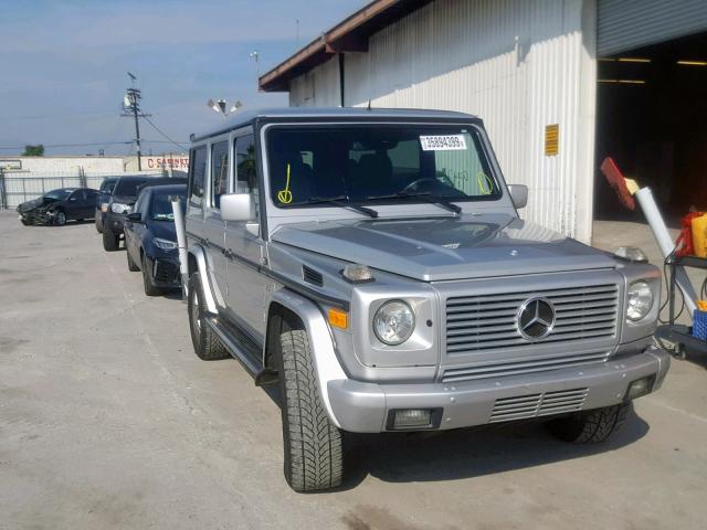 WDCYR49E32X133953 - 2002 MERCEDES-BENZ G 500 SILVER photo 1