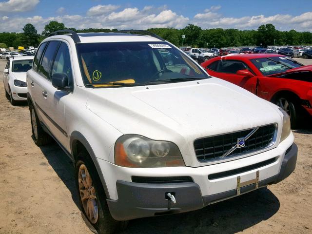 YV1CZ911451185065 - 2005 VOLVO XC90 T6 WHITE photo 1