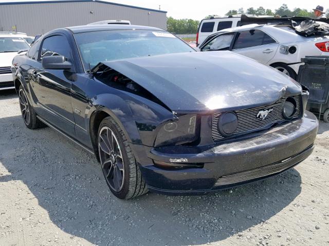 1ZVFT82H765132359 - 2006 FORD MUSTANG GT BLACK photo 1