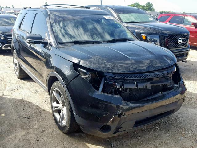 1FMHK8F87CGA91509 - 2012 FORD EXPLORER L BLACK photo 1