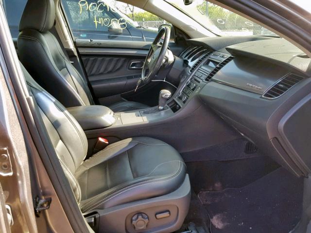 1FAHP2EW5CG133247 - 2012 FORD TAURUS SEL GRAY photo 5