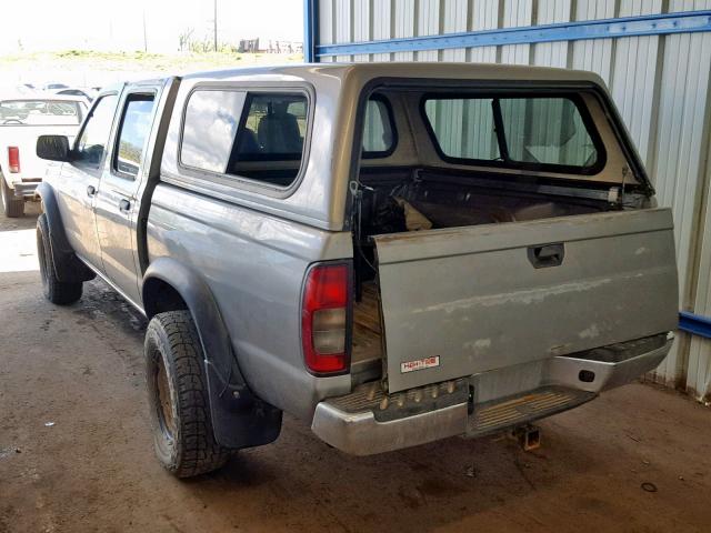 1N6ED27Y5YC335683 - 2000 NISSAN FRONTIER C GOLD photo 3