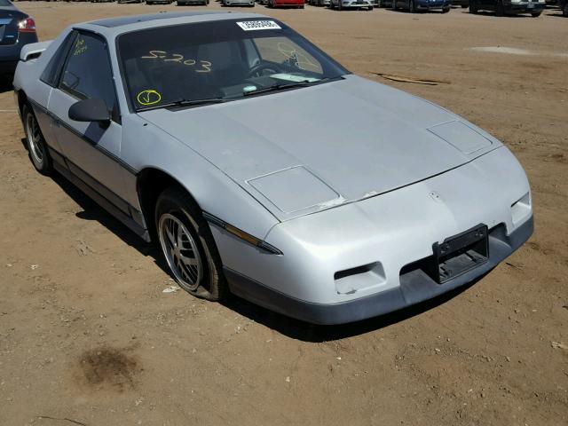 1G2PF3794GP205250 - 1986 PONTIAC FIERO SE WHITE photo 1