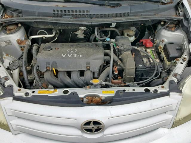 JTKKT624150088964 - 2005 TOYOTA SCION XA SILVER photo 7