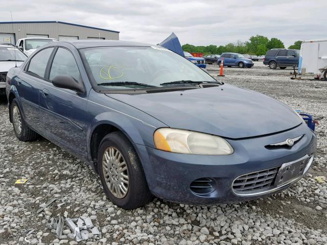 1C3EL46RX2N159502 - 2002 CHRYSLER SEBRING LX TEAL photo 1