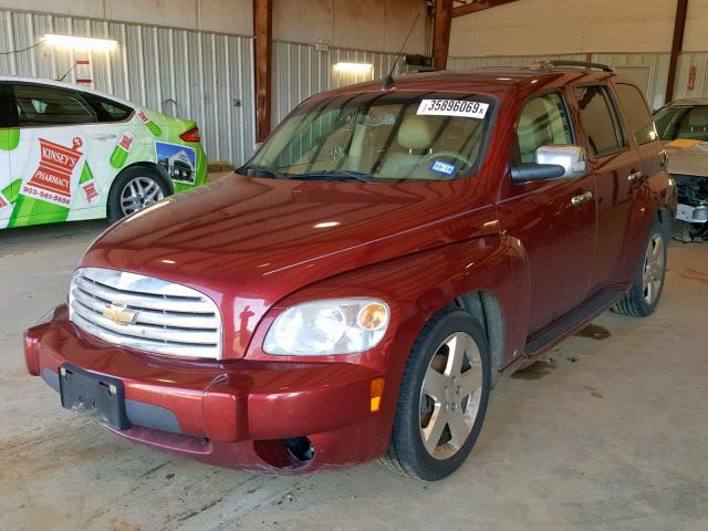 3GNDA53P18S632490 - 2008 CHEVROLET HHR LT RED photo 2