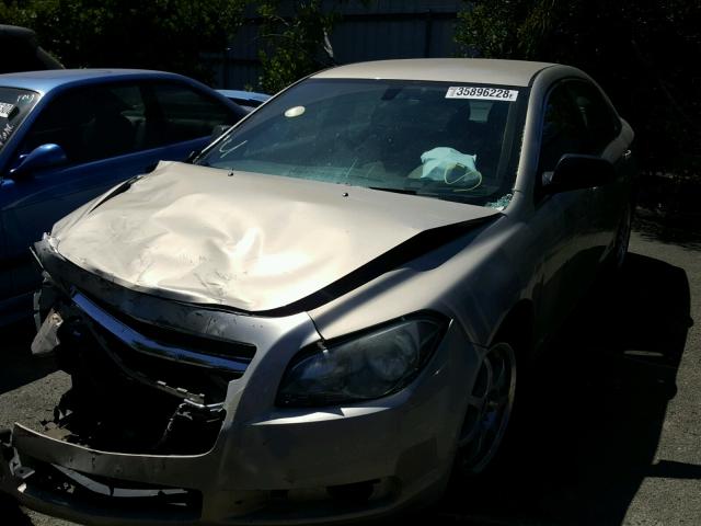 1G1ZA5EB2AF105495 - 2010 CHEVROLET MALIBU LS 米色 照片 2