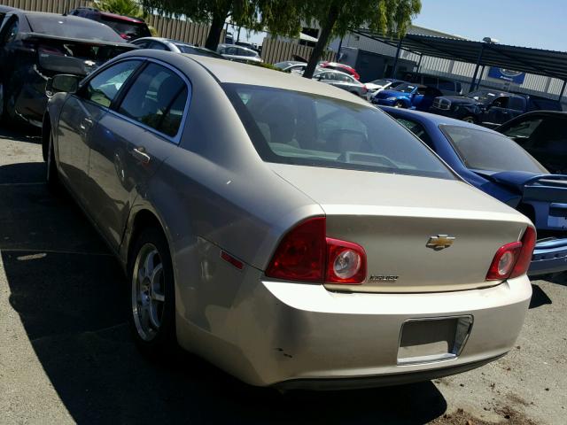 1G1ZA5EB2AF105495 - 2010 CHEVROLET MALIBU LS 米色 照片 3