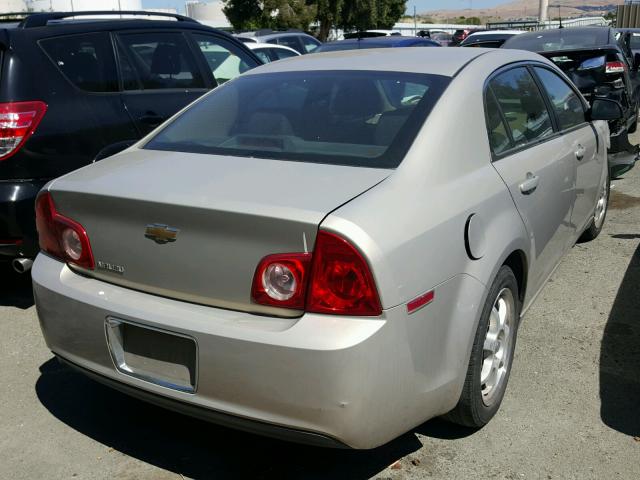 1G1ZA5EB2AF105495 - 2010 CHEVROLET MALIBU LS 米色 照片 4