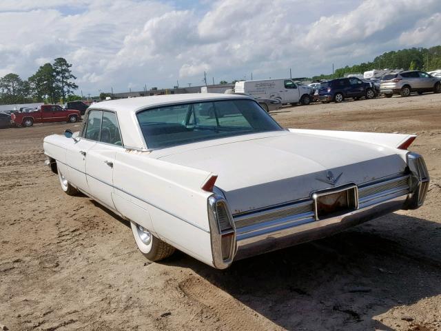 64B055321 - 1964 CADILLAC 4D WHITE photo 3