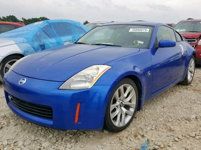 JN1AZ34E33T005927 - 2003 NISSAN 350Z COUPE BLUE photo 2