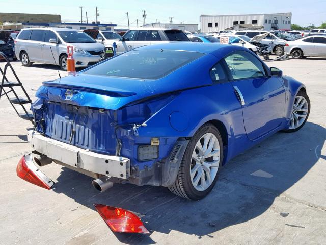 JN1AZ34E33T005927 - 2003 NISSAN 350Z COUPE BLUE photo 4