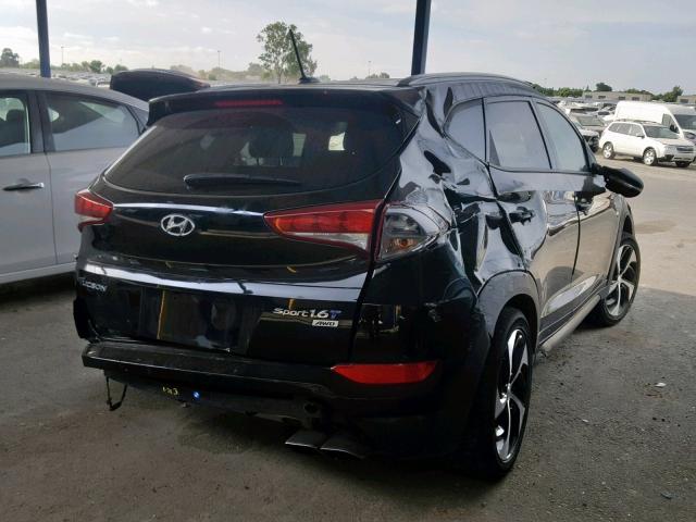 KM8J3CA22GU133208 - 2016 HYUNDAI TUCSON LIM BLACK photo 4