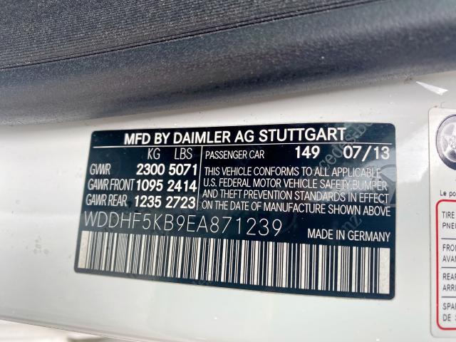 WDDHF5KB9EA871239 - 2014 MERCEDES-BENZ E 350  photo 8