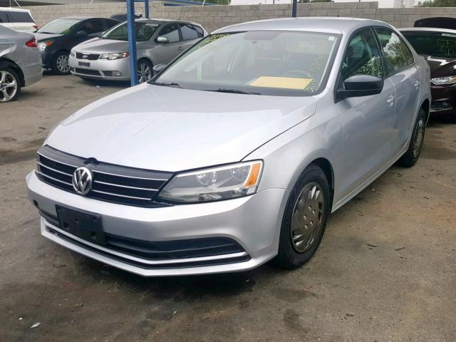 3VW2K7AJ5FM322784 - 2015 VOLKSWAGEN JETTA BASE SILVER photo 2