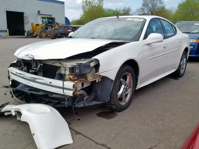 2G2WR524341157825 - 2004 PONTIAC GRAND PRIX WHITE photo 2