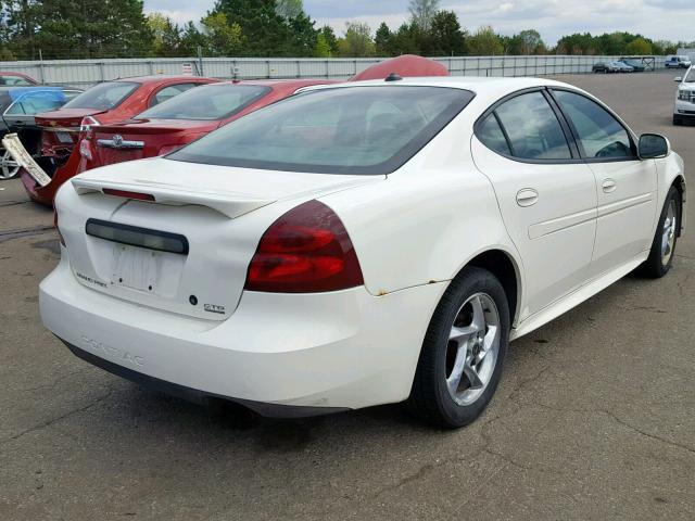 2G2WR524341157825 - 2004 PONTIAC GRAND PRIX WHITE photo 4