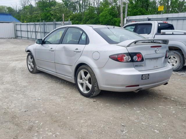 1YVHP84D965M50780 - 2006 MAZDA 6 S SILVER photo 3