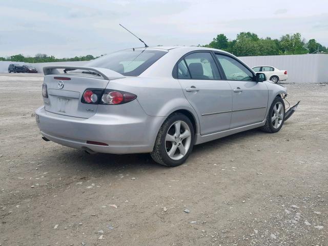 1YVHP84D965M50780 - 2006 MAZDA 6 S SILVER photo 4