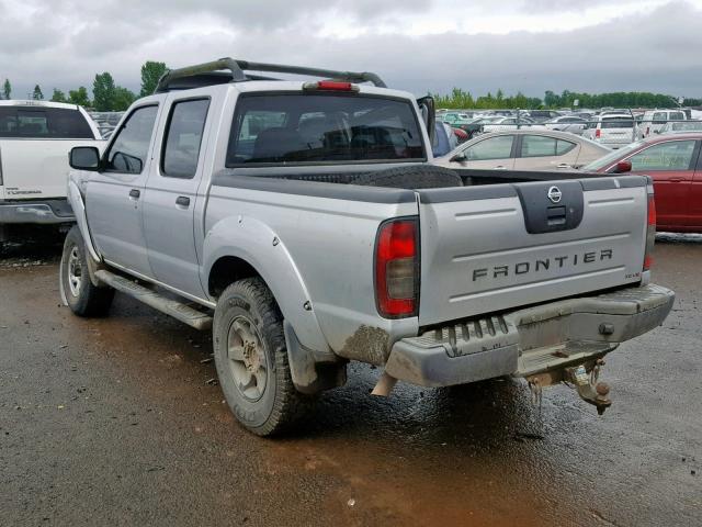 1N6ED27Y54C408531 - 2004 NISSAN FRONTIER C SILVER photo 3