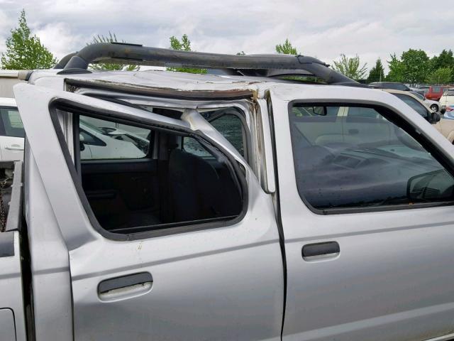 1N6ED27Y54C408531 - 2004 NISSAN FRONTIER C SILVER photo 9