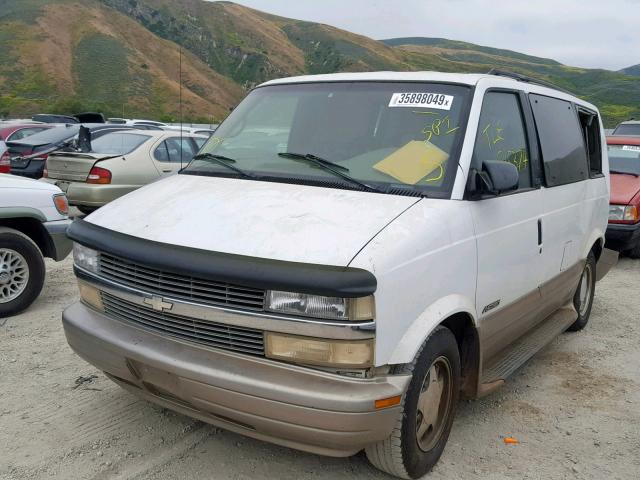 1GNDM19W31B100738 - 2001 CHEVROLET ASTRO YELLOW photo 2