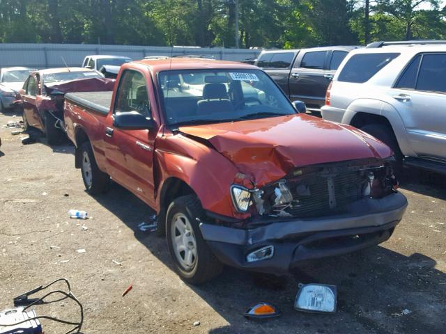 5TENL42N82Z013630 - 2002 TOYOTA TACOMA RED photo 1