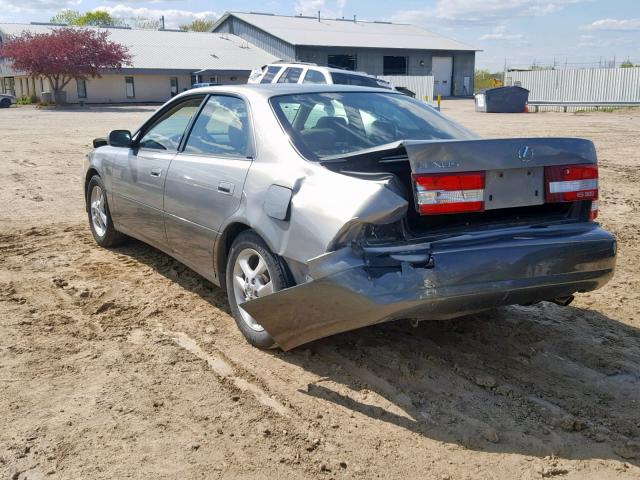 JT8BF28G810333809 - 2001 LEXUS ES 300 GRAY photo 3