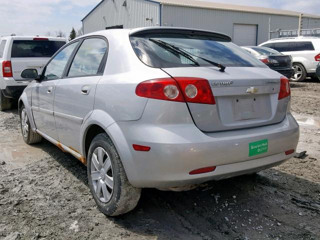 KL1JK62Z94K986465 - 2004 CHEVROLET OPTRA 5 LS SILVER photo 3