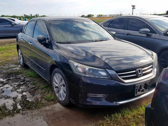 1HGCR3F84DA007004 - 2013 HONDA ACCORD EXL BLACK photo 1