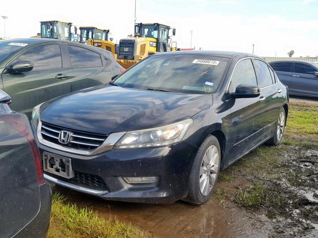 1HGCR3F84DA007004 - 2013 HONDA ACCORD EXL BLACK photo 2