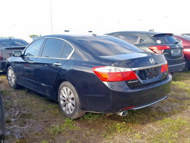 1HGCR3F84DA007004 - 2013 HONDA ACCORD EXL BLACK photo 3