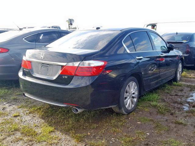 1HGCR3F84DA007004 - 2013 HONDA ACCORD EXL BLACK photo 4