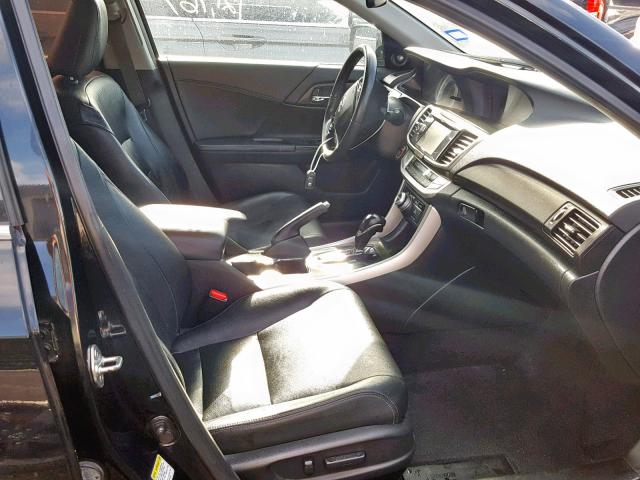 1HGCR3F84DA007004 - 2013 HONDA ACCORD EXL BLACK photo 5