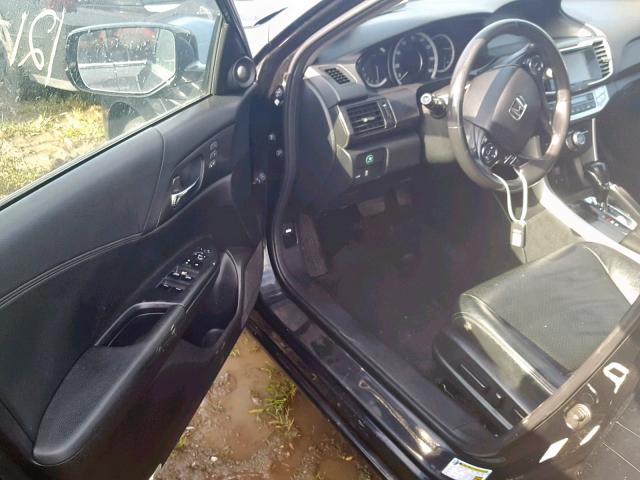 1HGCR3F84DA007004 - 2013 HONDA ACCORD EXL BLACK photo 9