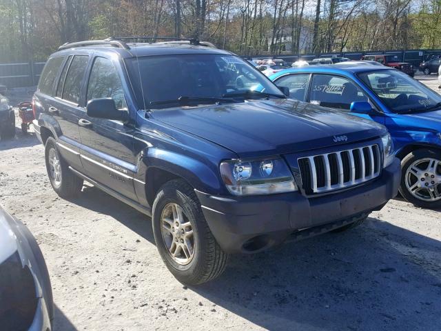 1J4GW48S64C351780 - 2004 JEEP GRAND CHER BLUE photo 1