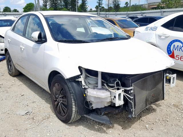 KNAFU4A24C5532409 - 2012 KIA FORTE EX WHITE photo 1