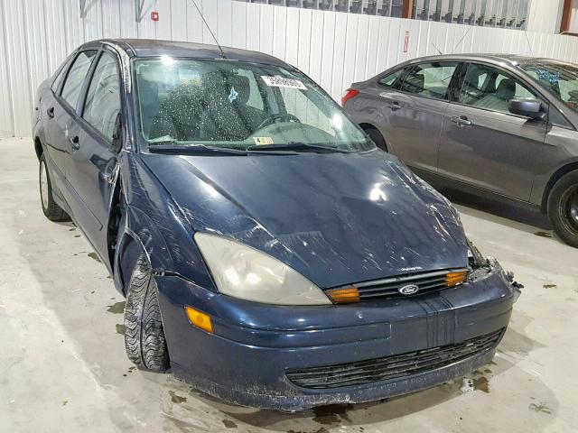 1FAHP33P73W344022 - 2003 FORD FOCUS LX BLUE photo 1