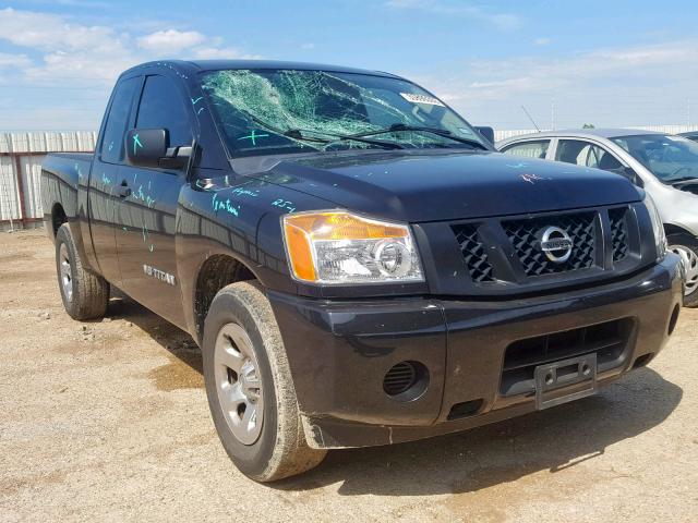 1N6BA0CH5EN513212 - 2014 NISSAN TITAN S BLACK photo 1