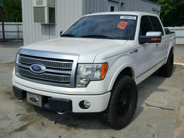 1FTFW1EV9AFB67104 - 2010 FORD F150 SUPER WHITE photo 2