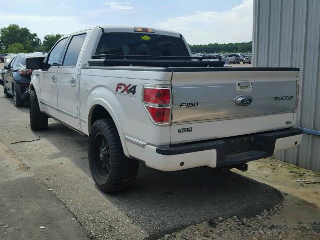 1FTFW1EV9AFB67104 - 2010 FORD F150 SUPER WHITE photo 3