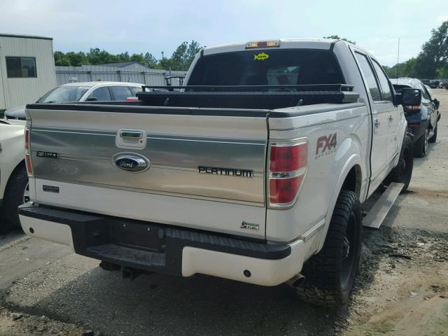 1FTFW1EV9AFB67104 - 2010 FORD F150 SUPER WHITE photo 4