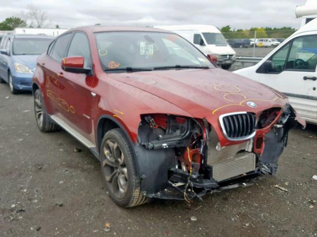 5UXFG2C5XDL787910 - 2013 BMW X6 XDRIVE3 RED photo 1
