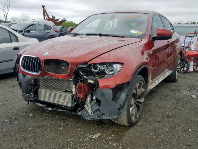 5UXFG2C5XDL787910 - 2013 BMW X6 XDRIVE3 Rot Foto 2