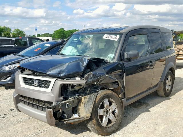 5J6YH28583L026298 - 2003 HONDA ELEMENT EX BLACK photo 2