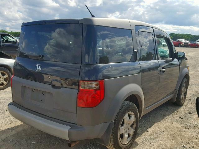 5J6YH28583L026298 - 2003 HONDA ELEMENT EX BLACK photo 4