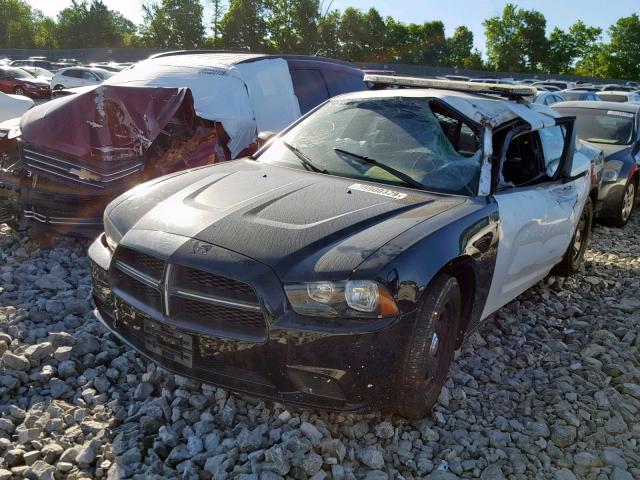 2C3CDXAG7CH262897 - 2012 DODGE CHARGER PO BLACK photo 2